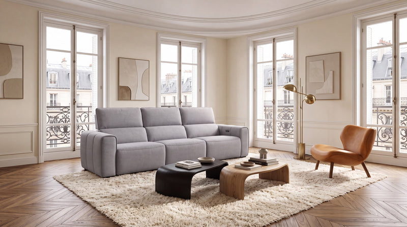 3-Sitzer XXL Sofa mit Relaxfunktion und USB-C