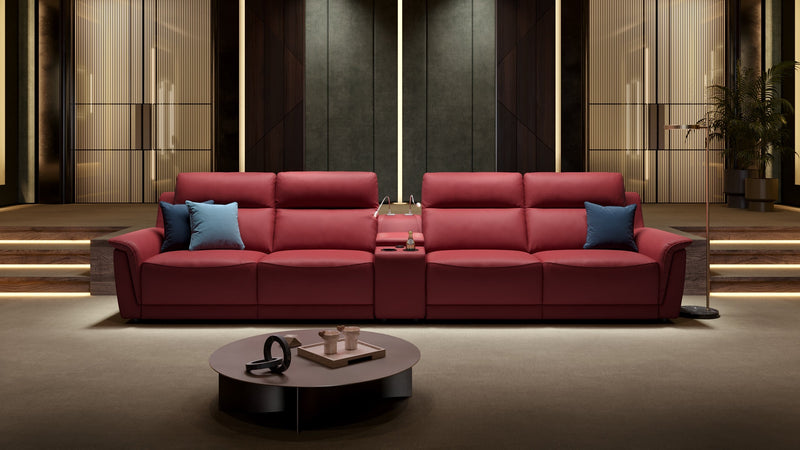 Modernes 4-Sitzer Kinosofa mit Relaxfunktion