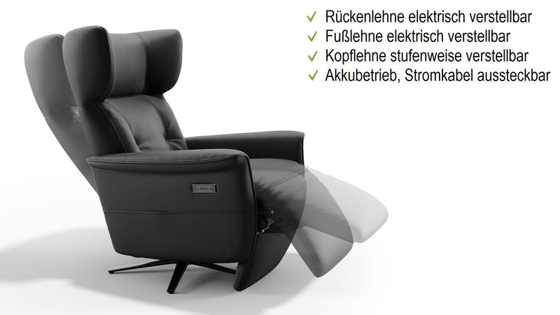 Leder Relaxsessel ARSITA – Bild 8