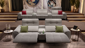 Stoff 3-Sitzer Kinosofa SALENTO – Bild 7