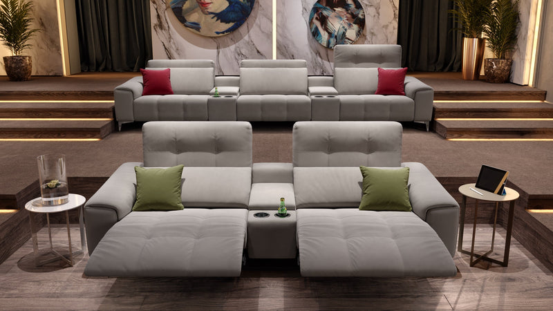 Stoff 3-Sitzer Kinosofa SALENTO – Bild 7