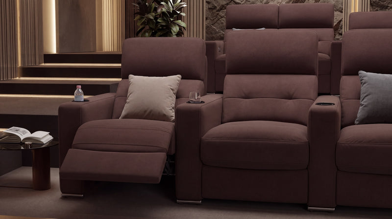 Stoff 3-Sitzer Kinosofa mit zwei Armlehnen BARI – Bild 7