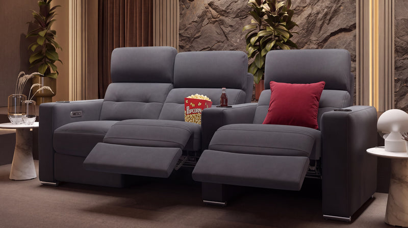 Stoff 3-Sitzer Kinosofa Partnersitz BARI – Bild 14