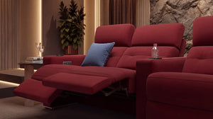 Stoff 3-Sitzer Kinosofa Partnersitz BARI – Bild 16