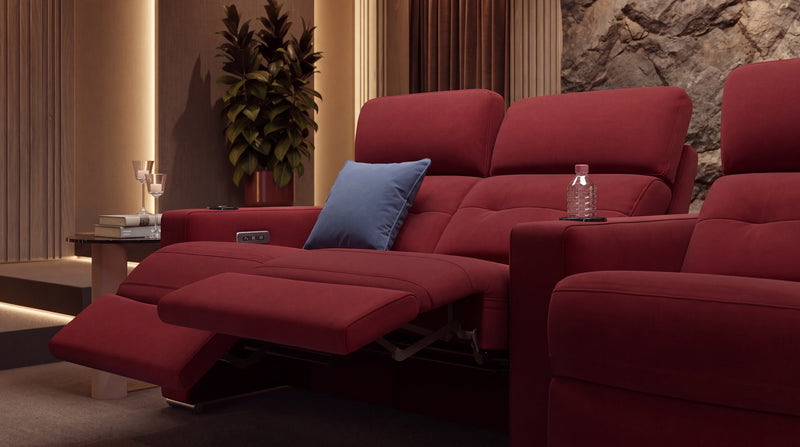 Stoff 3-Sitzer Kinosofa Partnersitz BARI – Bild 16