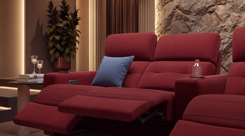 Stoff 3-Sitzer Kinosofa Partnersitz BARI – Bild 9