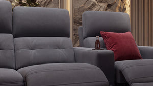 Stoff 3-Sitzer Kinosofa Partnersitz BARI – Bild 13