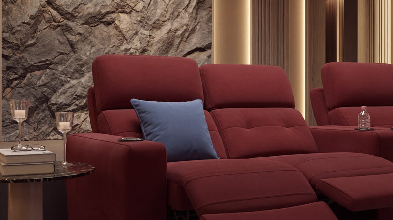 Stoff 3-Sitzer Kinosofa Partnersitz BARI – Bild 11