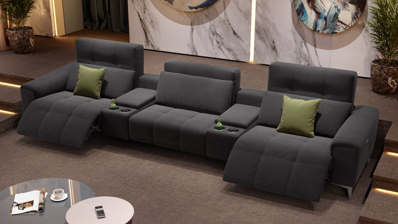 Stoff 3-Sitzer Kinosofa SALENTO – Bild 4