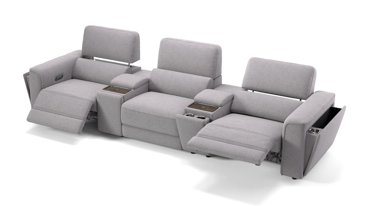 Stoff 3-Sitzer Kinosofa ARONA