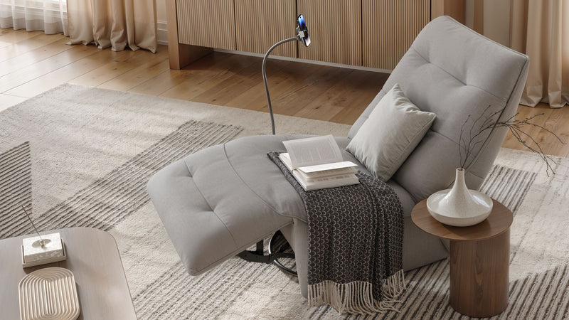 Relaxsessel: Edler Stoff-Bezug im Gamingchair