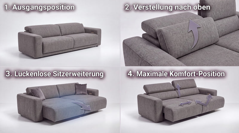Stoff 2-Sitzer VALENZA – Bild 3
