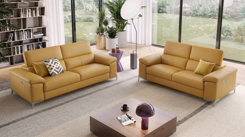 2-Sitzer Couch Leder