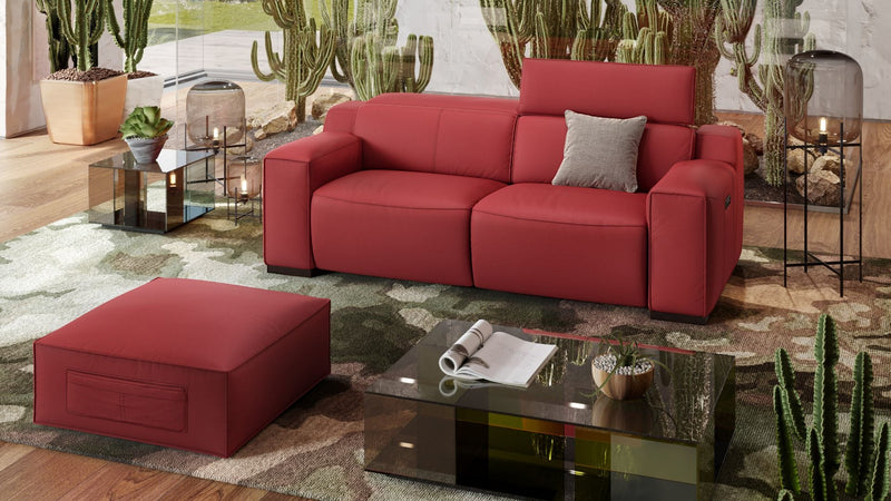 Leder Hocker LORETO – Bild 2