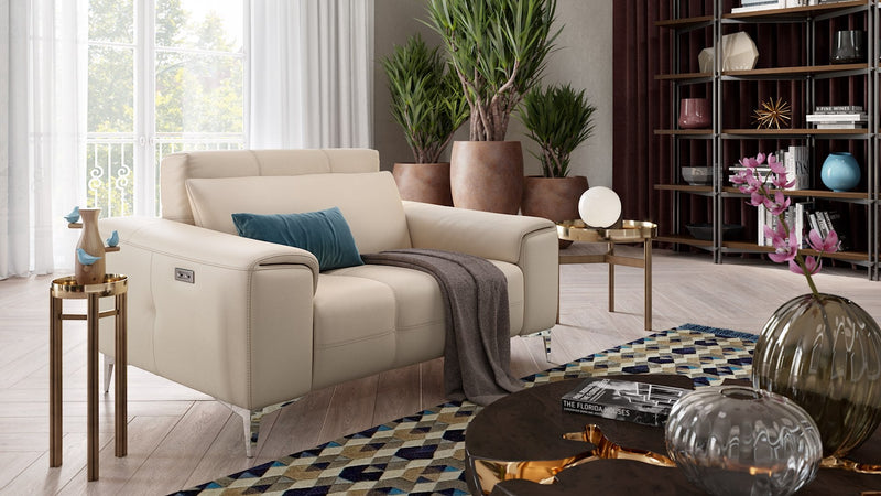 Leder 2-Sitzer Sofa Mini SALENTO – Bild 2