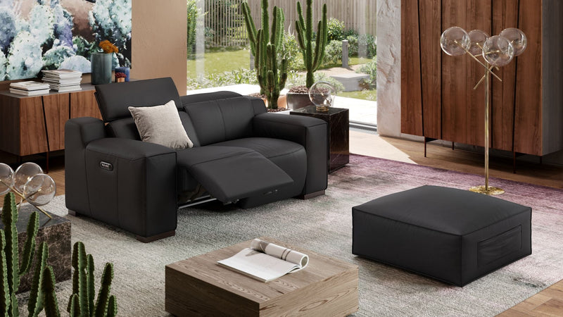 Leder Hocker LORETO – Bild 5