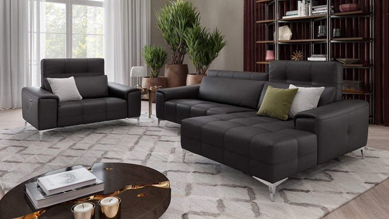 Leder 2-Sitzer Sofa Mini SALENTO – Bild 9