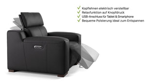 Leder 3-Sitzer Sofa LORETO – Bild 8