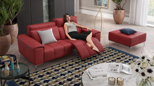 Leder Hocker SALENTO – Bild 8
