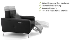 Stoff 3-Sitzer Kinosofa SALENTO – Bild 8