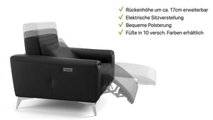 Leder 3-Sitzer Kinosofa BELLA – Bild 8