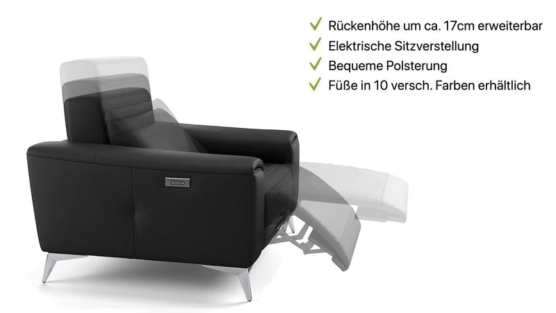 Leder 3-Sitzer Kinosofa BELLA – Bild 8