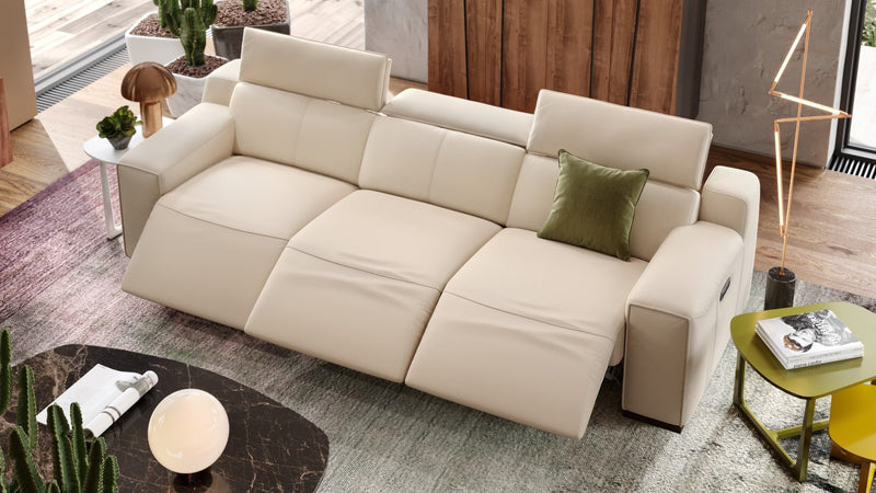 Leder 3-Sitzer Sofa XXL LORETO – Bild 6