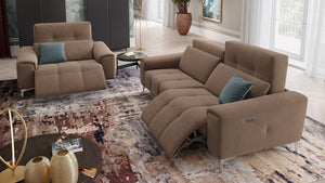 Stoff 3-Sitzer Sofa SALENTO – Bild 8