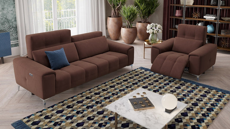 Stoff 3-Sitzer Sofa SALENTO – Bild 5